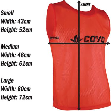 Mesh Training Bib - Fluro Orange